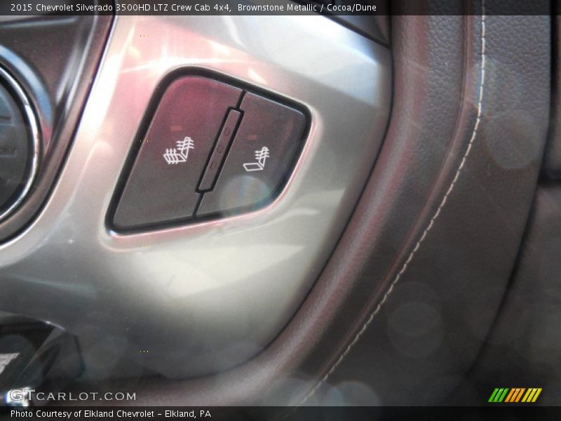 Brownstone Metallic / Cocoa/Dune 2015 Chevrolet Silverado 3500HD LTZ Crew Cab 4x4