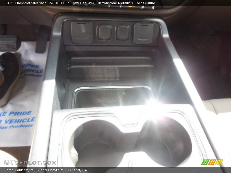 Brownstone Metallic / Cocoa/Dune 2015 Chevrolet Silverado 3500HD LTZ Crew Cab 4x4