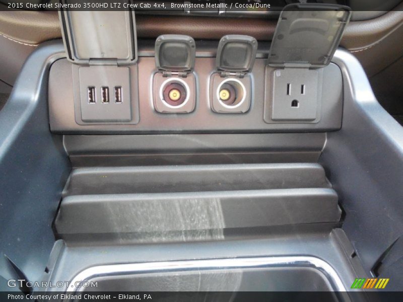 Brownstone Metallic / Cocoa/Dune 2015 Chevrolet Silverado 3500HD LTZ Crew Cab 4x4