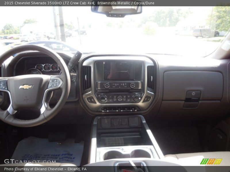 Brownstone Metallic / Cocoa/Dune 2015 Chevrolet Silverado 3500HD LTZ Crew Cab 4x4