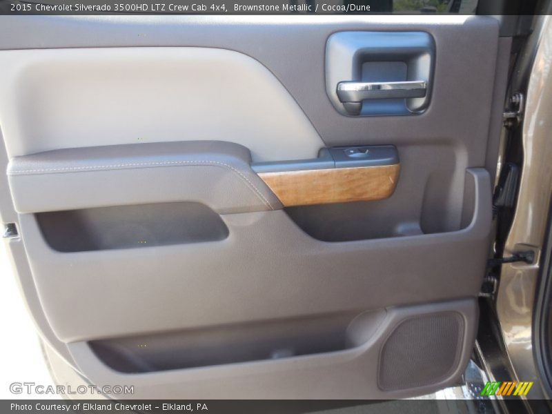 Brownstone Metallic / Cocoa/Dune 2015 Chevrolet Silverado 3500HD LTZ Crew Cab 4x4
