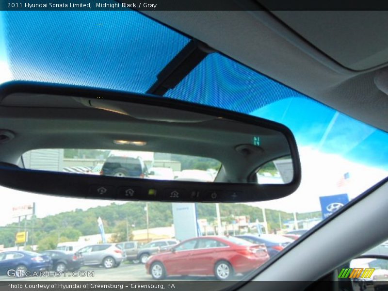 Midnight Black / Gray 2011 Hyundai Sonata Limited