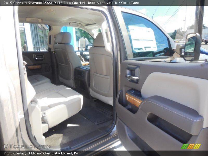Brownstone Metallic / Cocoa/Dune 2015 Chevrolet Silverado 3500HD LTZ Crew Cab 4x4