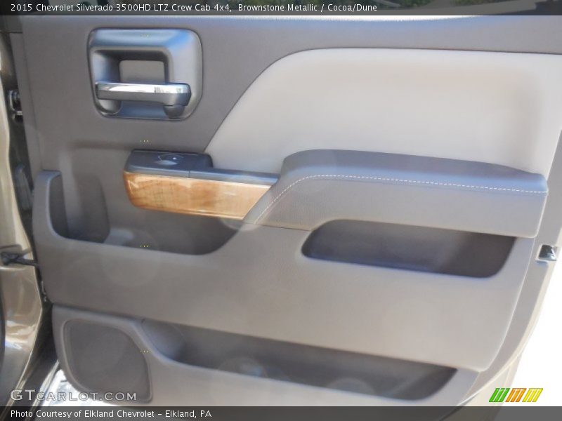 Brownstone Metallic / Cocoa/Dune 2015 Chevrolet Silverado 3500HD LTZ Crew Cab 4x4