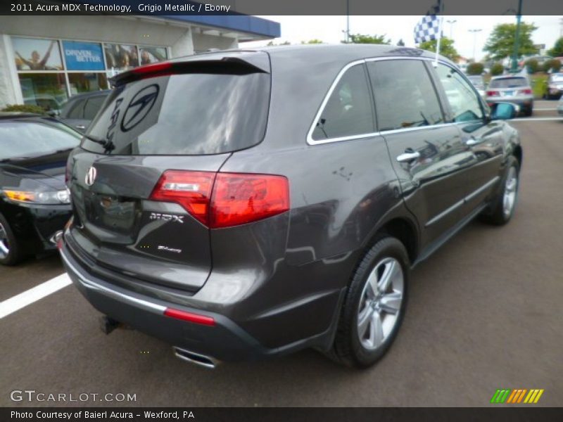 Grigio Metallic / Ebony 2011 Acura MDX Technology