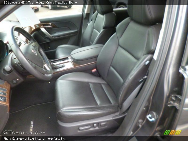 Grigio Metallic / Ebony 2011 Acura MDX Technology