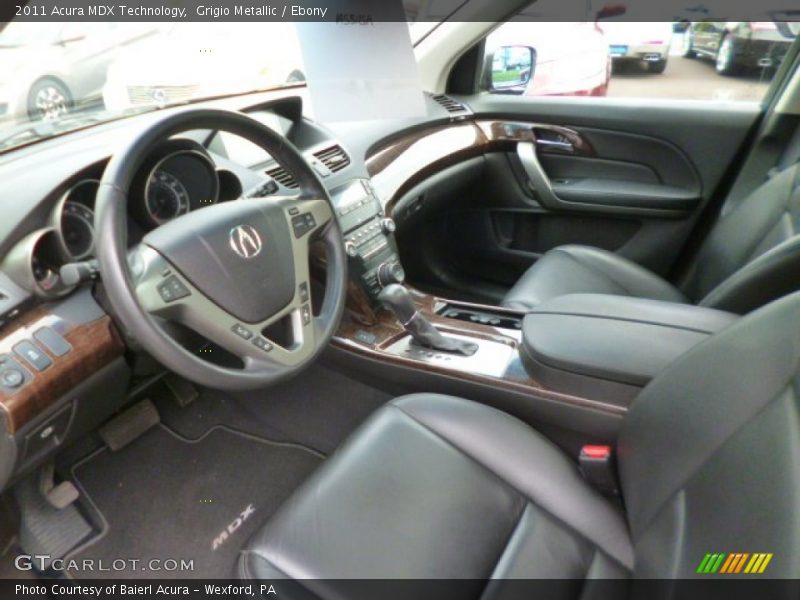 Grigio Metallic / Ebony 2011 Acura MDX Technology