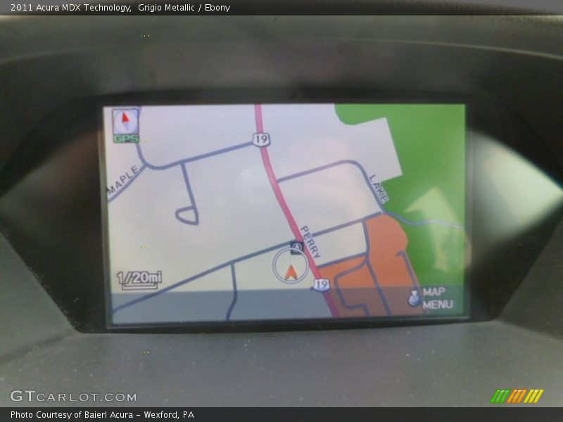 Grigio Metallic / Ebony 2011 Acura MDX Technology