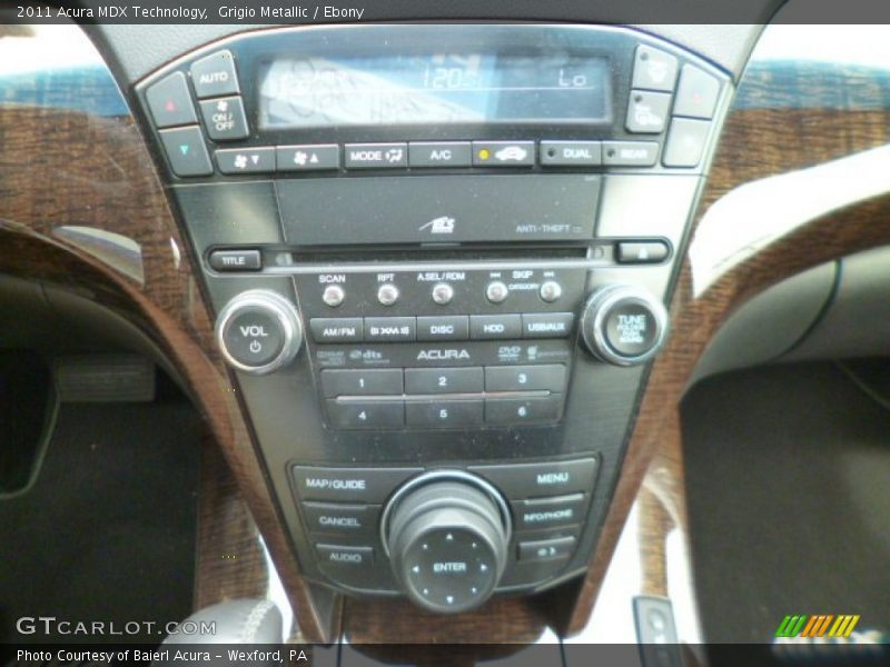 Grigio Metallic / Ebony 2011 Acura MDX Technology