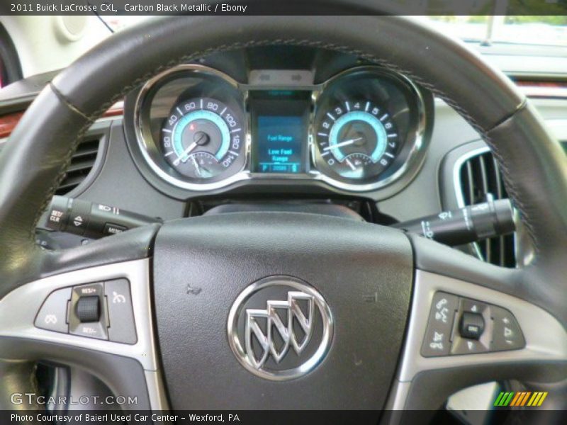 Carbon Black Metallic / Ebony 2011 Buick LaCrosse CXL