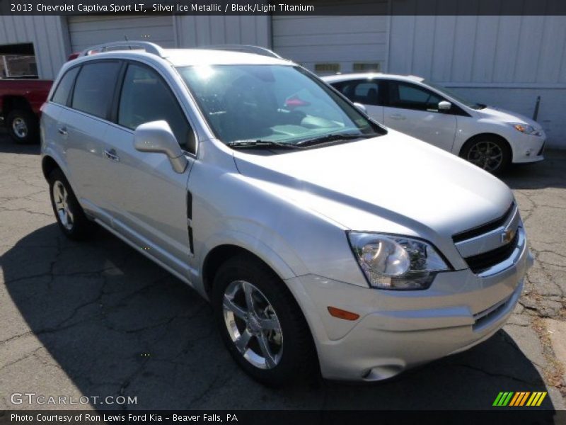 Silver Ice Metallic / Black/Light Titanium 2013 Chevrolet Captiva Sport LT