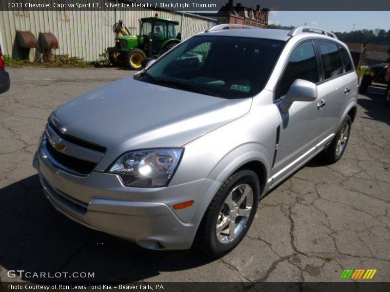 Silver Ice Metallic / Black/Light Titanium 2013 Chevrolet Captiva Sport LT