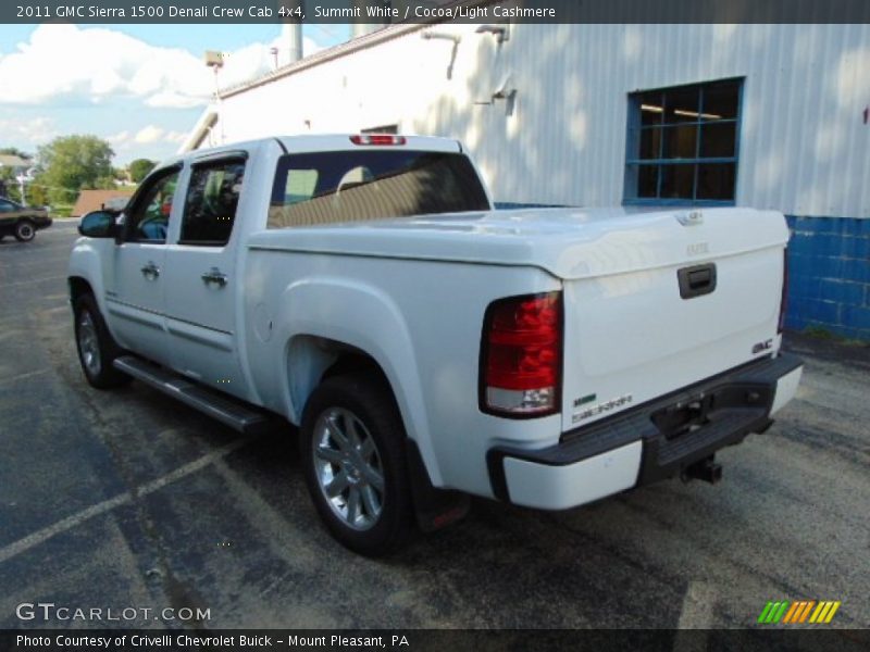 Summit White / Cocoa/Light Cashmere 2011 GMC Sierra 1500 Denali Crew Cab 4x4