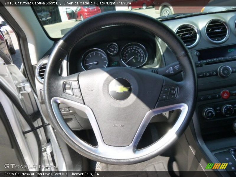 Silver Ice Metallic / Black/Light Titanium 2013 Chevrolet Captiva Sport LT