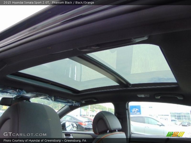 Sunroof of 2015 Sonata Sport 2.0T