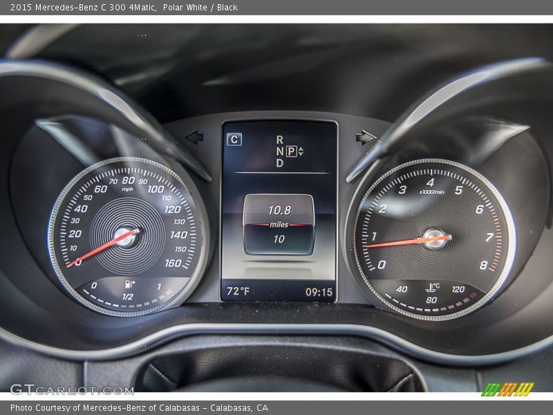 Polar White / Black 2015 Mercedes-Benz C 300 4Matic