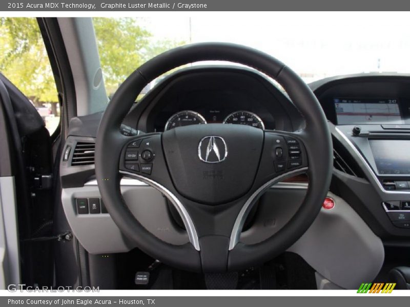 Graphite Luster Metallic / Graystone 2015 Acura MDX Technology