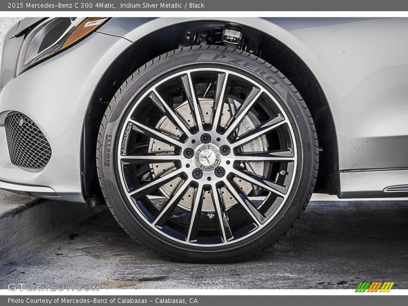 Iridium Silver Metallic / Black 2015 Mercedes-Benz C 300 4Matic