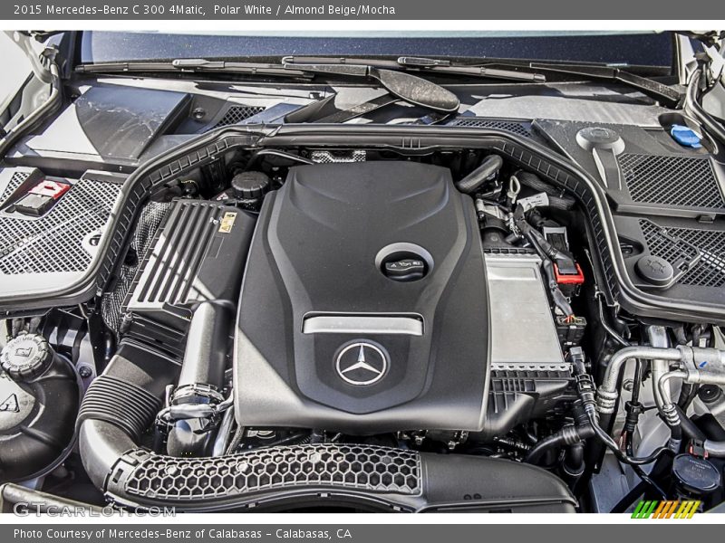 Polar White / Almond Beige/Mocha 2015 Mercedes-Benz C 300 4Matic
