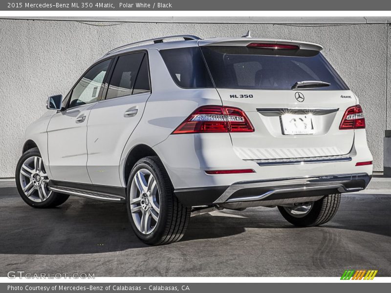 Polar White / Black 2015 Mercedes-Benz ML 350 4Matic