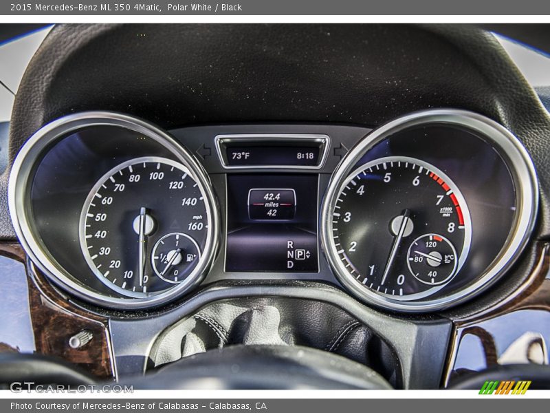  2015 ML 350 4Matic 350 4Matic Gauges
