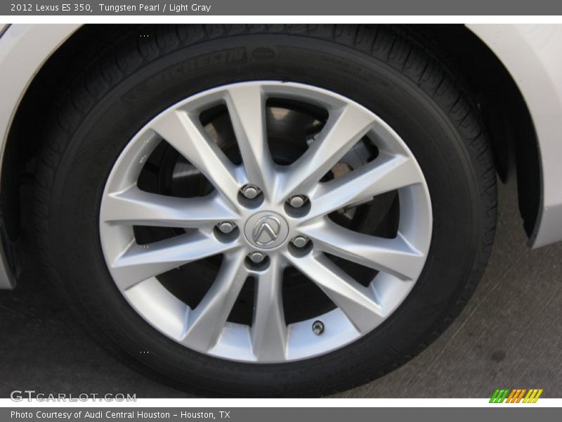 Tungsten Pearl / Light Gray 2012 Lexus ES 350