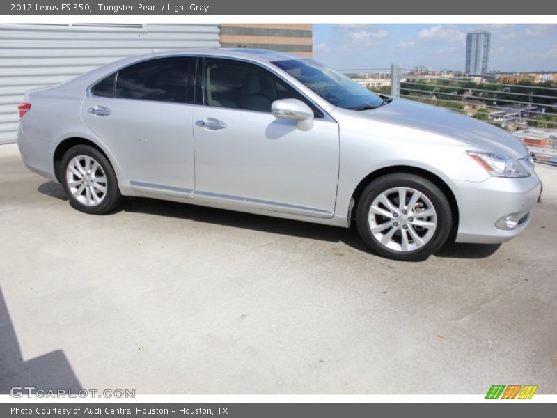 Tungsten Pearl / Light Gray 2012 Lexus ES 350