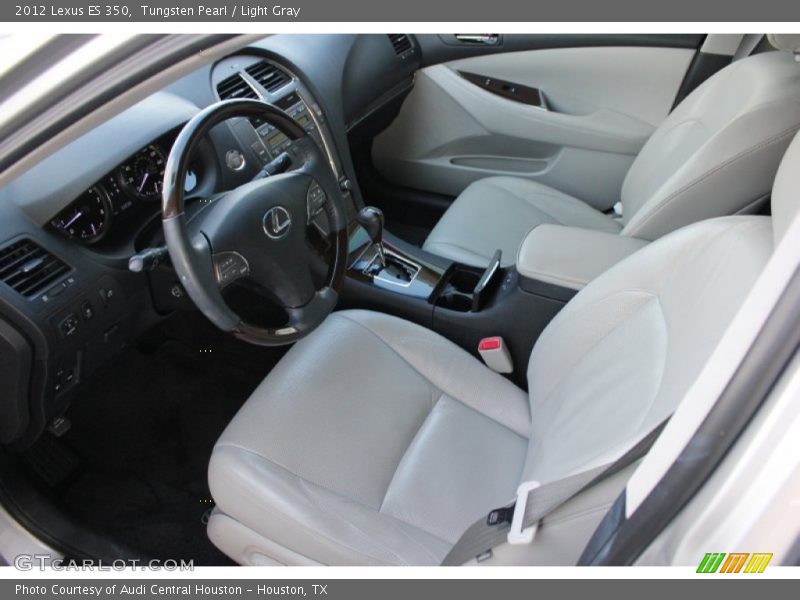 Tungsten Pearl / Light Gray 2012 Lexus ES 350