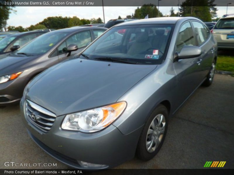 Carbon Gray Mist / Gray 2010 Hyundai Elantra GLS