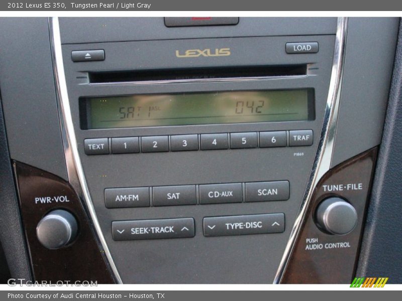 Tungsten Pearl / Light Gray 2012 Lexus ES 350