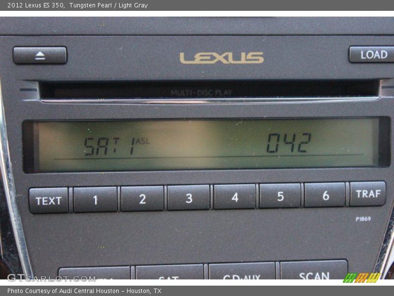 Tungsten Pearl / Light Gray 2012 Lexus ES 350