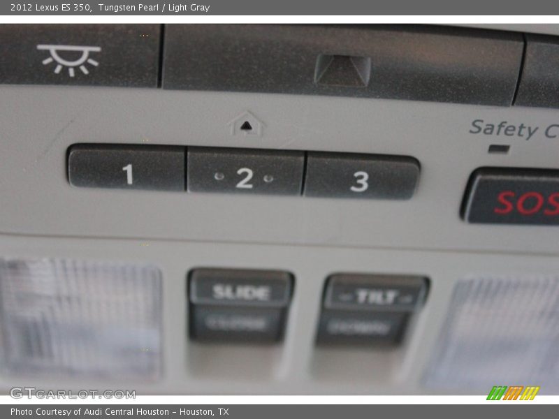 Tungsten Pearl / Light Gray 2012 Lexus ES 350