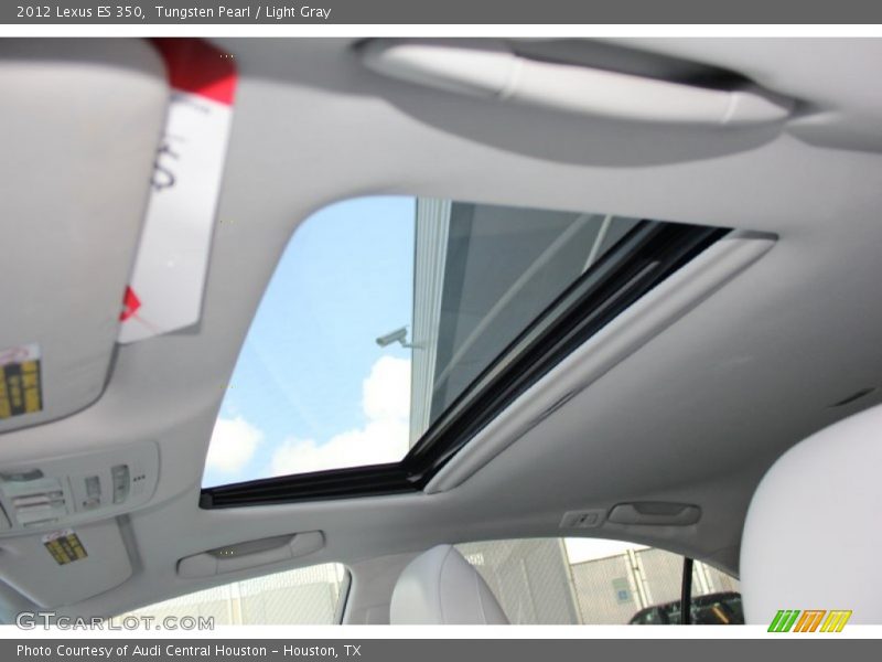 Tungsten Pearl / Light Gray 2012 Lexus ES 350