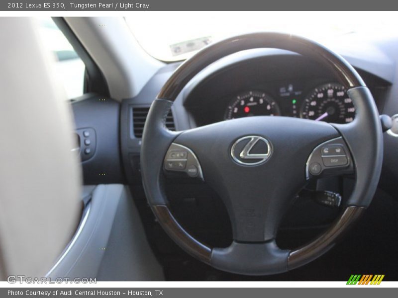 Tungsten Pearl / Light Gray 2012 Lexus ES 350