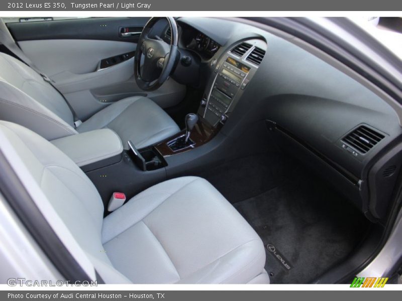 Tungsten Pearl / Light Gray 2012 Lexus ES 350