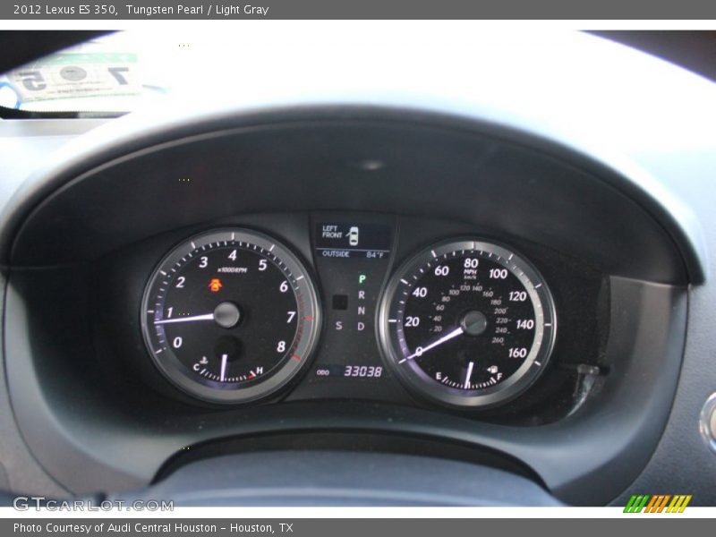Tungsten Pearl / Light Gray 2012 Lexus ES 350