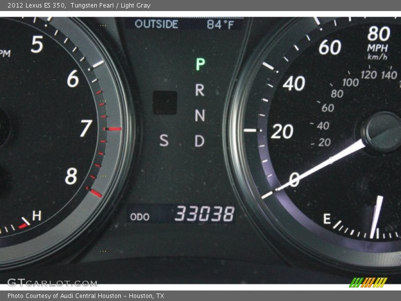 Tungsten Pearl / Light Gray 2012 Lexus ES 350