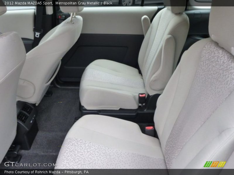Metropolitan Gray Metallic / Black 2012 Mazda MAZDA5 Sport