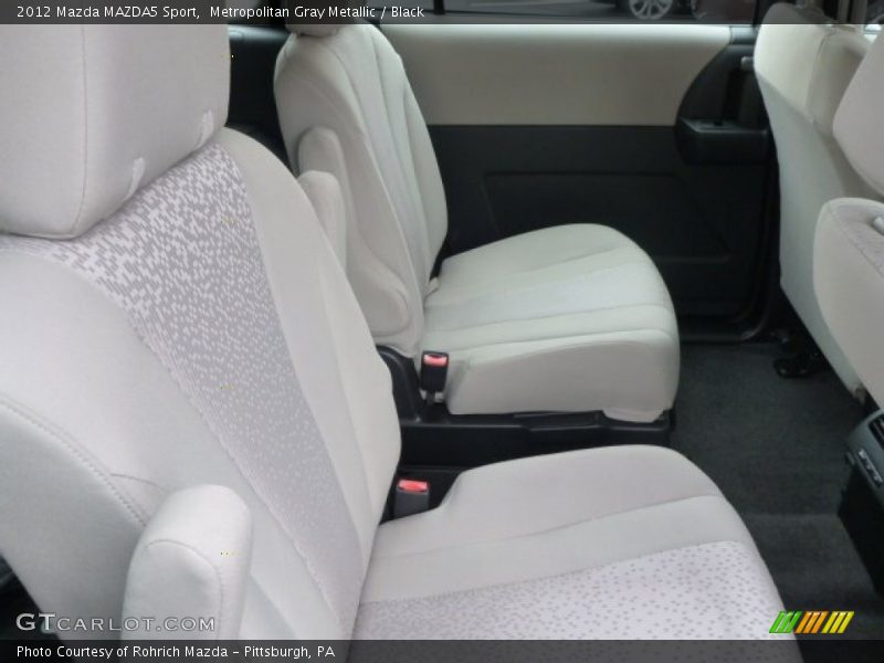 Metropolitan Gray Metallic / Black 2012 Mazda MAZDA5 Sport