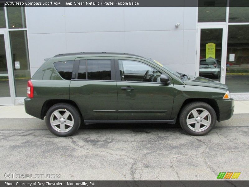 Jeep Green Metallic / Pastel Pebble Beige 2008 Jeep Compass Sport 4x4