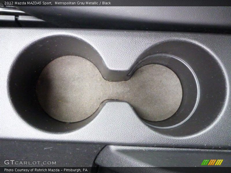 Metropolitan Gray Metallic / Black 2012 Mazda MAZDA5 Sport