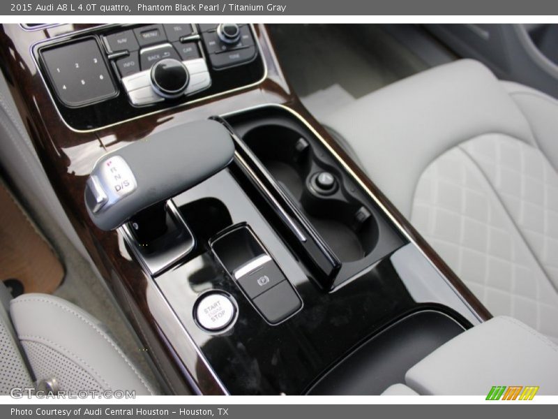 Phantom Black Pearl / Titanium Gray 2015 Audi A8 L 4.0T quattro