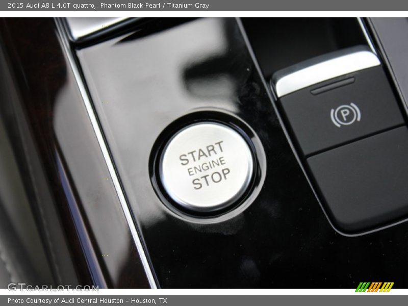Phantom Black Pearl / Titanium Gray 2015 Audi A8 L 4.0T quattro