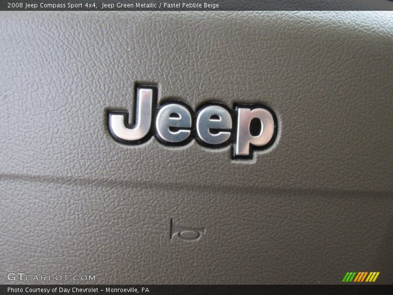 Jeep Green Metallic / Pastel Pebble Beige 2008 Jeep Compass Sport 4x4