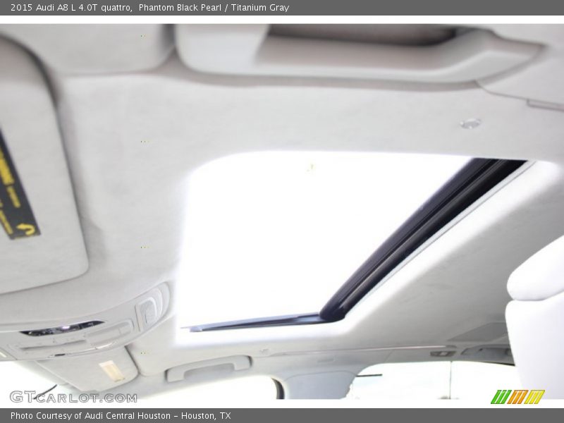 Phantom Black Pearl / Titanium Gray 2015 Audi A8 L 4.0T quattro