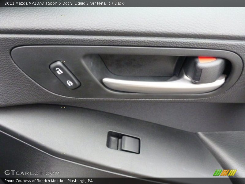 Liquid Silver Metallic / Black 2011 Mazda MAZDA3 s Sport 5 Door