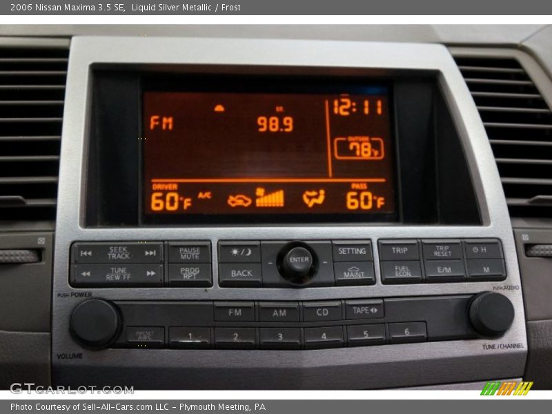 Liquid Silver Metallic / Frost 2006 Nissan Maxima 3.5 SE
