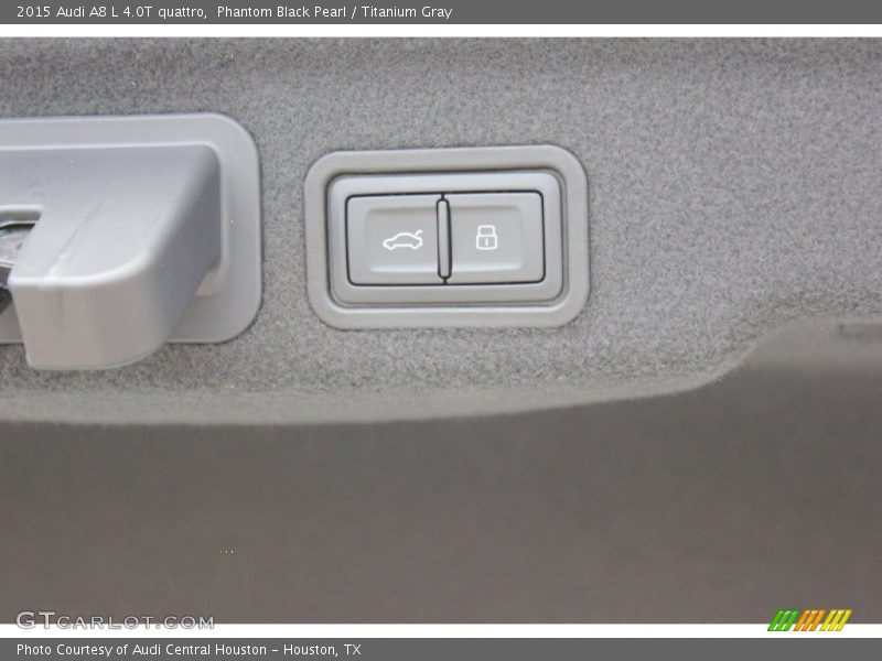 Phantom Black Pearl / Titanium Gray 2015 Audi A8 L 4.0T quattro