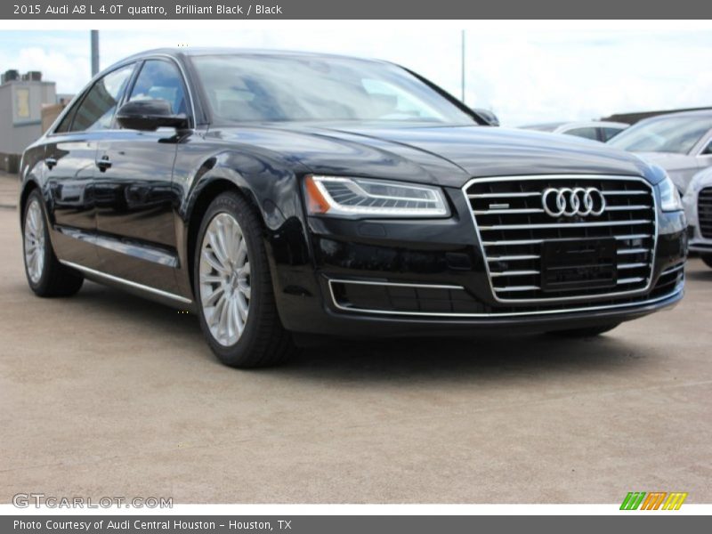 Brilliant Black / Black 2015 Audi A8 L 4.0T quattro