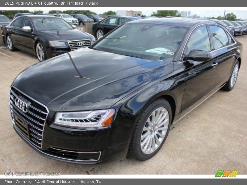 Brilliant Black / Black 2015 Audi A8 L 4.0T quattro